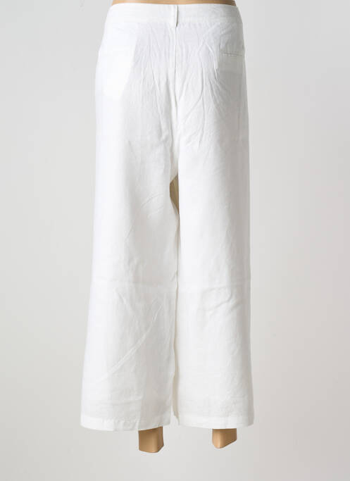 Pantalon 7/8 blanc OPEN END pour femme