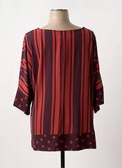 Blouse orange AN II VITO pour femme seconde vue