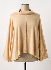 Pull col roulé beige SEMIOLOGY pour femme seconde vue
