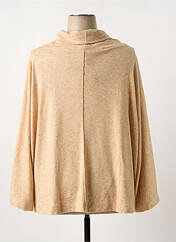 Pull col roulé beige SEMIOLOGY pour femme seconde vue