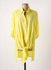 Tunique manches longues jaune SOPHIA CURVY pour femme seconde vue