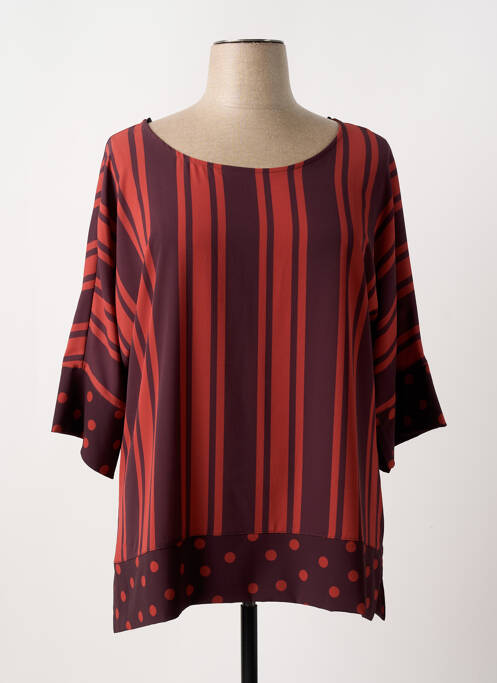 Blouse orange AN II VITO pour femme