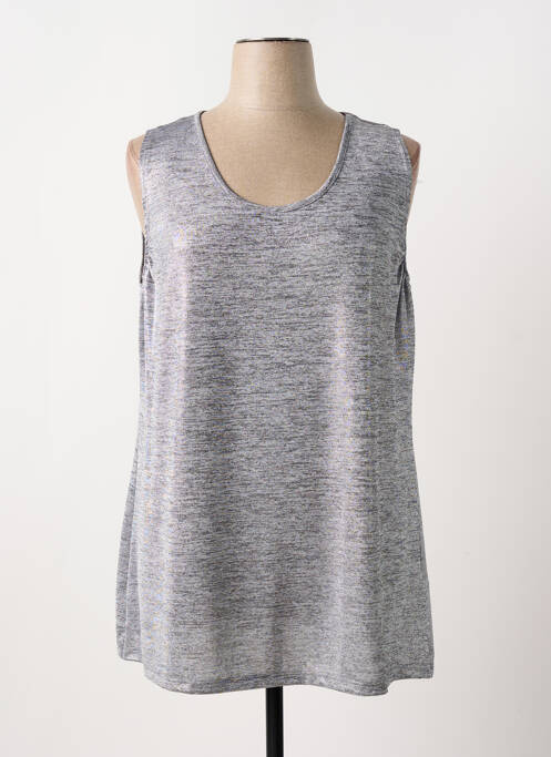 Débardeur argent SEE YOU pour femme