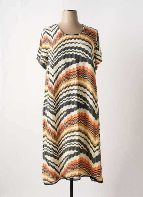 Robe mi-longue beige MERI & ESCA pour femme