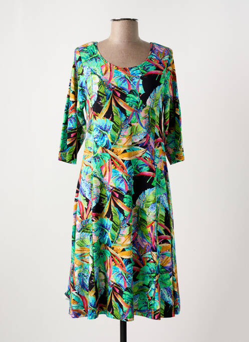 Robe mi-longue vert OLIVER JUNG pour femme