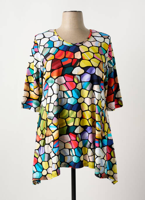 Tunique manches longues jaune OLIVER JUNG pour femme