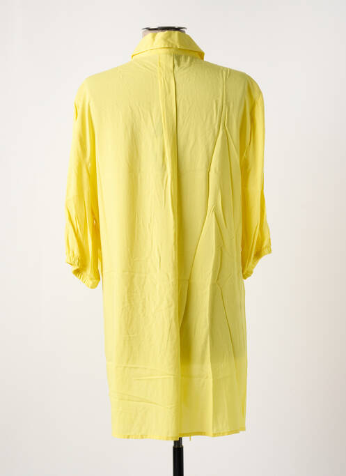 Tunique manches longues jaune SOPHIA CURVY pour femme