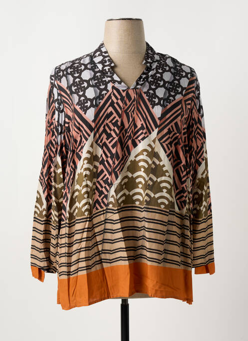 Tunique manches longues marron MERI & ESCA pour femme