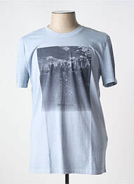 T-shirt coupe droite manches courtes bleu TOM TAILOR homme