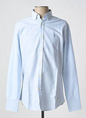 Chemise manches longues bleu CARNET DE VOL pour homme seconde vue