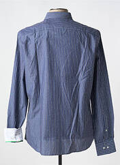 Chemise manches longues bleu CARNET DE VOL pour homme seconde vue