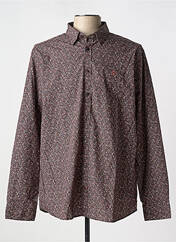 Chemise manches longues marron CAMBRIDGE pour homme seconde vue