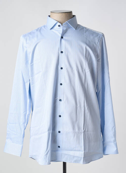 Chemise manches longues bleu OLYMP pour homme