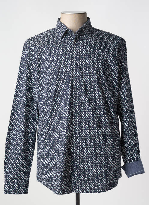 Chemise manches longues bleu TOM TAILOR pour homme