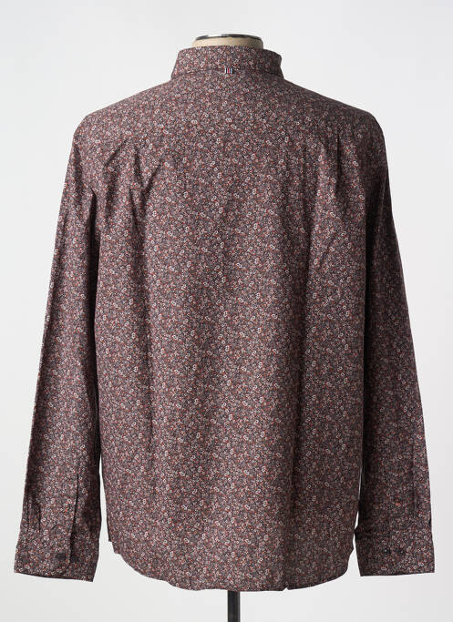 Chemise manches longues marron CAMBRIDGE pour homme