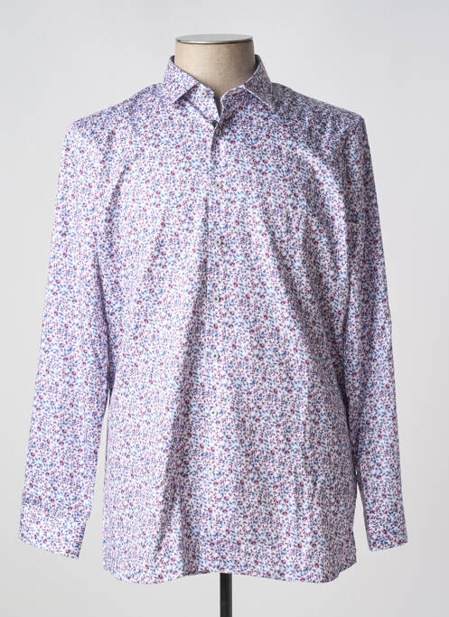 Chemise manches longues rose OLYMP pour homme