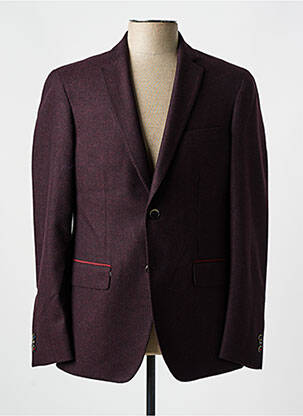 Blazer fausses poches violet CARNET DE VOL homme