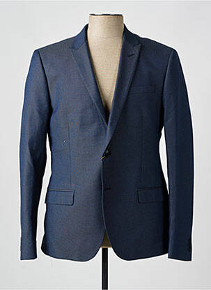 Blazer fausses poches bleu CARNET DE VOL homme