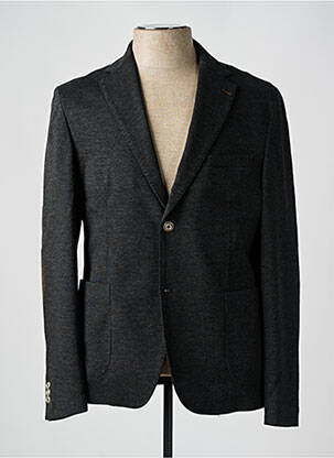Blazer tissage chiné gris CARNET DE VOL homme