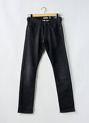 Pantalon slim stretch taille normale noir CARNET DE VOL homme