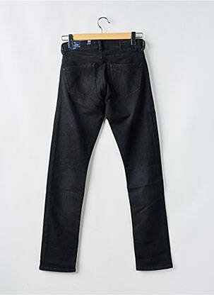 Pantalon slim stretch taille normale noir CARNET DE VOL homme