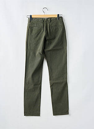 Pantalon chino poches taille normale vert CARNET DE VOL homme