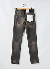 Jeans coupe droite gris CARNET DE VOL pour homme seconde vue