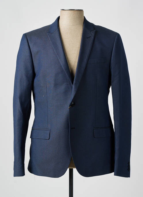 Blazer fausses poches bleu CARNET DE VOL homme