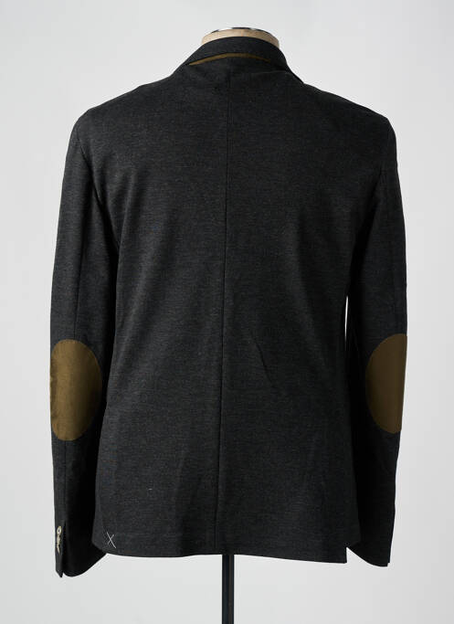 Blazer tissage chiné gris CARNET DE VOL homme