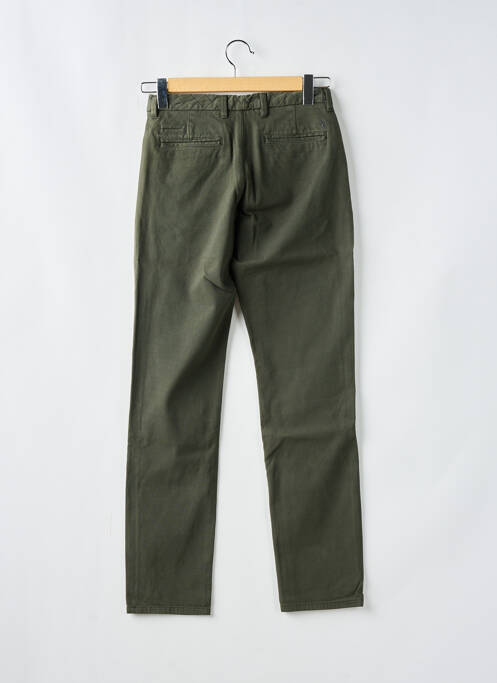 Pantalon chino poches taille normale vert CARNET DE VOL homme