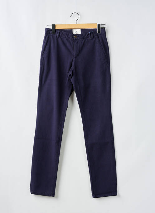 Pantalon chino bleu CARNET DE VOL pour homme
