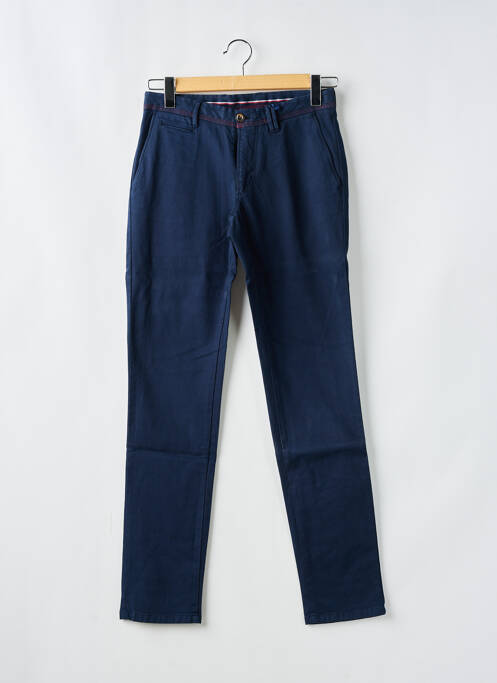 Pantalon slim bleu CARNET DE VOL pour homme