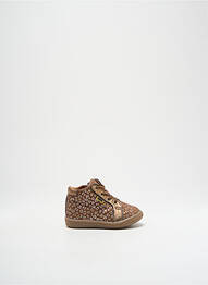 Bottillons nubuck bout rond marron GBB fille