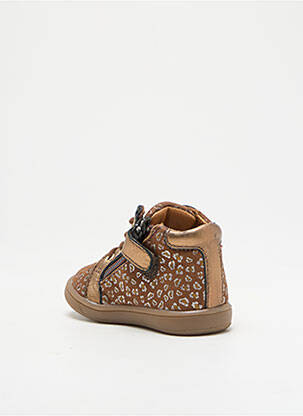 Bottillons nubuck bout rond marron GBB fille