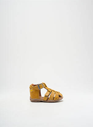 Sandales/nu pieds bout rond bout rond jaune GBB garçon