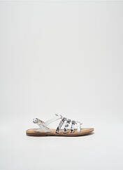 Sandales/Nu pieds blanc KICKERS pour fille seconde vue