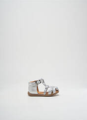 Sandales/Nu pieds argent GBB pour fille seconde vue