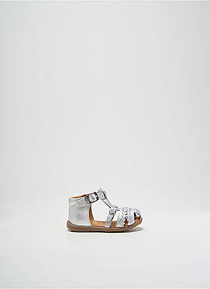 Sandales/Nu pieds argent GBB pour fille