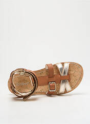 Sandales/Nu pieds marron KICKERS pour fille seconde vue