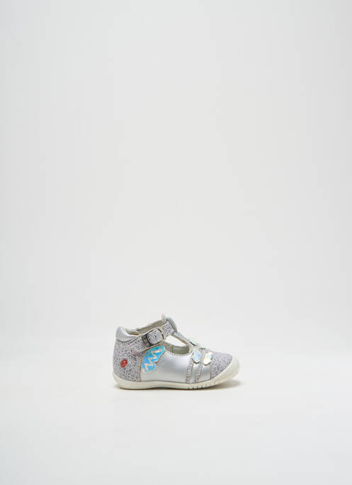 Sandales/nu pieds bout rond bout rond argent GBB fille
