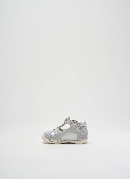 Sandales/nu pieds bout rond bout rond argent GBB fille