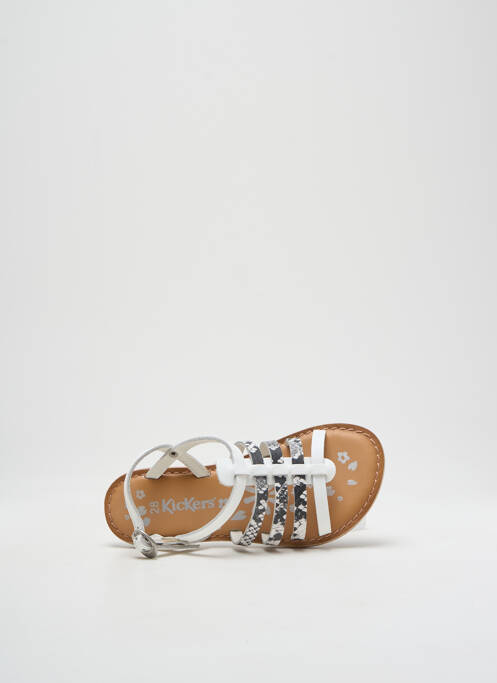 Sandales/Nu pieds blanc KICKERS pour fille