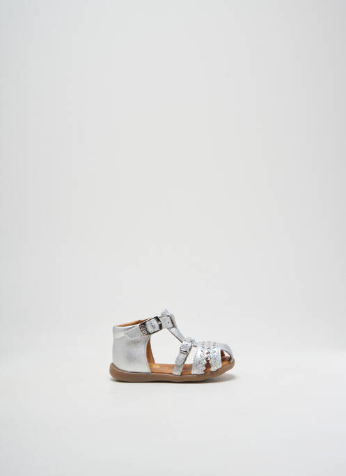 Sandales/Nu pieds argent GBB pour fille