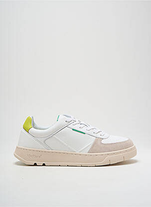 Baskets bout rond bout rond blanc KICKERS homme