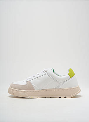 Baskets bout rond bout rond blanc KICKERS homme