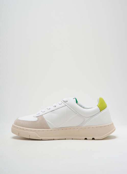 Baskets bout rond bout rond blanc KICKERS homme
