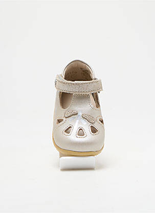 Sandales/nu pieds bout rond bout rond or KICKERS fille