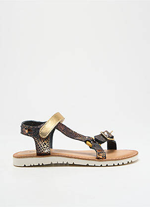 Sandales/Nu pieds or KICKERS pour fille