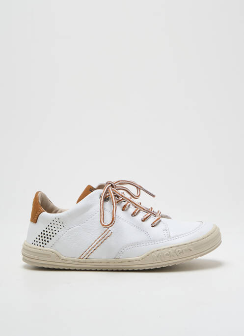 Baskets blanc KICKERS pour garçon