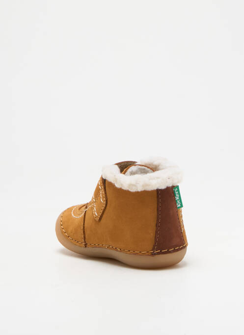 Bottillons marron KICKERS pour garçon